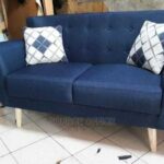 luxurious 7 seater fabric sofa walnut
