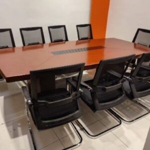 luxury boardroom table custom finish