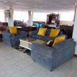 luxury fabric sofa walnut