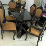 luxury wooden dining set