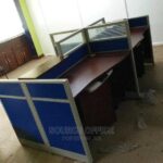 minimalist team office desk