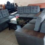 modern beige living room sofa