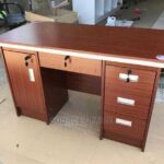 modern computer table secure drawer