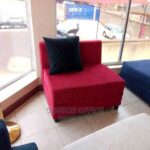 modern fabric sofa espresso