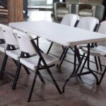modern plastic folding table