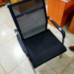 modern reception chair mesh back