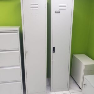 organized metal storage unit