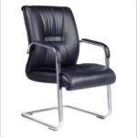 plush leather guest chair foam cushion