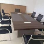premium 12 seat meeting table oak