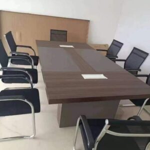 premium 12 seat meeting table oak