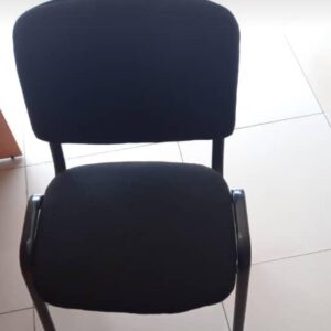 premium feel leather visitor chair