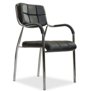 pro grade leather visitor chair