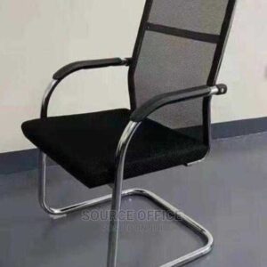 professional visitor chair chrome base