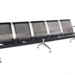 red 2 seat padded link bench
