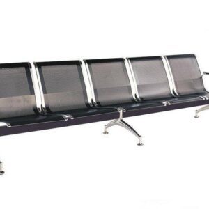 red 2 seat padded link bench
