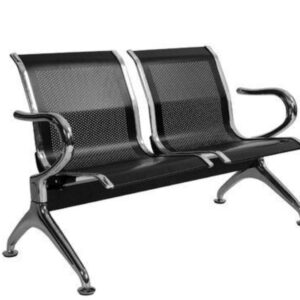 secure 2 seat steel bench