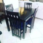 sleek contemporary dining table