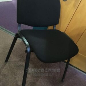 smart design leather guest chair compact
