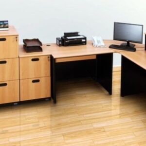 space efficient office workstation storage