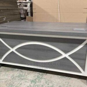 space saving office table lock drawer