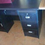 space saving study desk lockable cabinet
