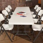 spacious 10 seat folding table