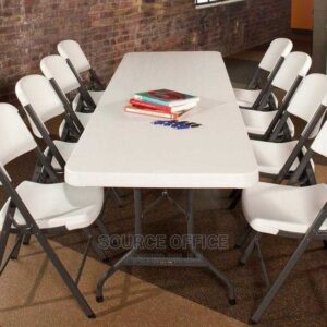 spacious 10 seat folding table