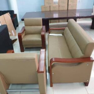 spacious fabric sofa high back