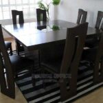 spacious family gathering table