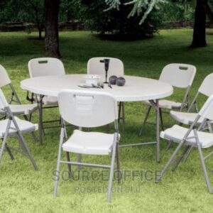 spacious hdpe dining table