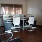 spacious laminated workspace