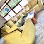 spacious lounge sofa modern home