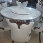 spacious marble entertainment dining