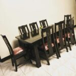 spacious minimalist dining table