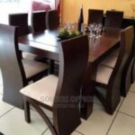 spacious modern dining set