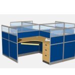 spacious team workstation