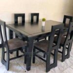 spacious upholstered dining