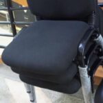 stable leather reception chair cantilever