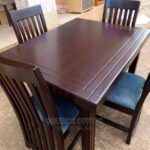 stylish 4 chair dining set modern
