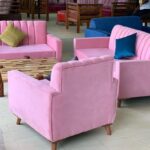 stylish beige lounge sofa