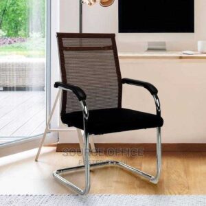 stylish black mesh office chair