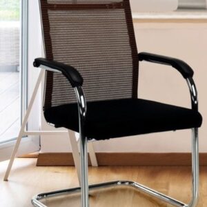 stylish mesh office chair chrome
