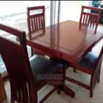 stylish open plan dining table