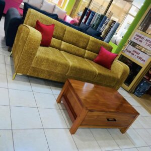 stylish pink fabric sofa