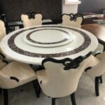 stylish round top dining set