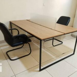 stylish shared workspace table
