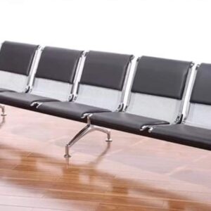 upholstered 4 seat office bench