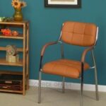 upscale leather guest chair pu finish