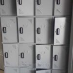 ventilated steel door locker