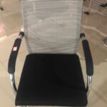 visitor office chair chrome frame